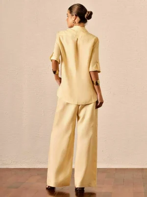 CALÇA PANTALONA ELÁSTICO 100%
