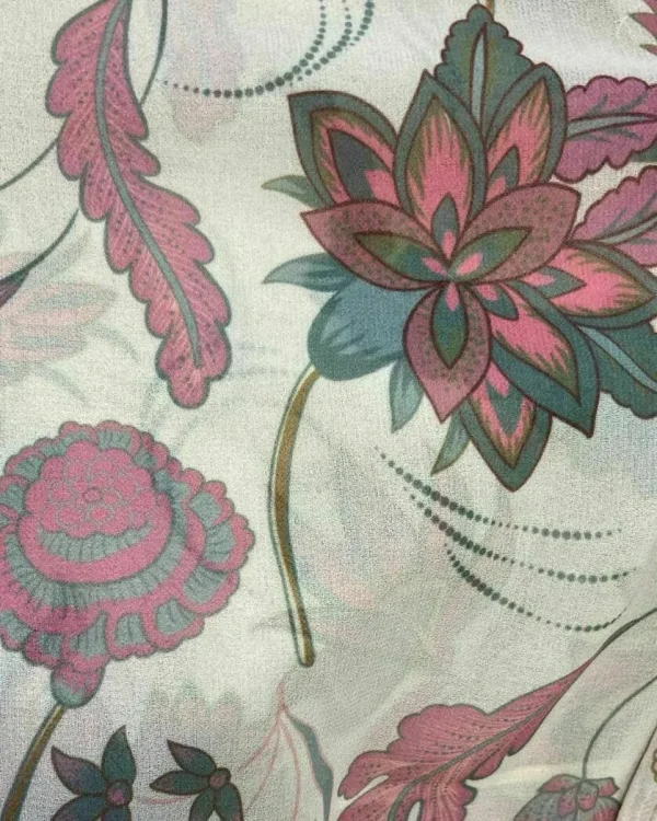 CAMISA FLORAL CHIFFON E RENDA-Imagem 8