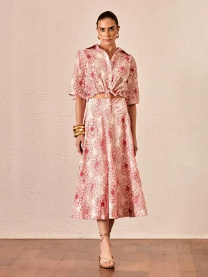 CONJUNTO BORDADO FLORAL