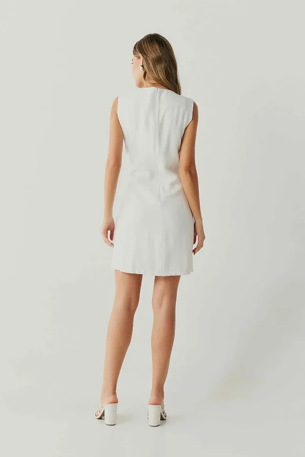 Vestido Alf Viscose Curto Botao Frente-Imagem 4