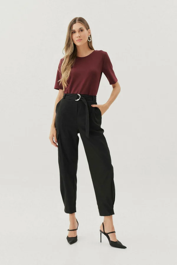 Macacao Calca Alf Bolso Cinto Blusa Malha-Imagem 5