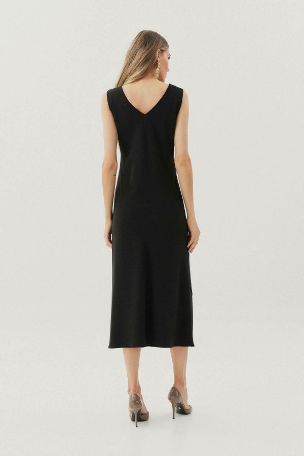 Vestido Alf Crep Midi Vies Dec Diagonal-Imagem 4