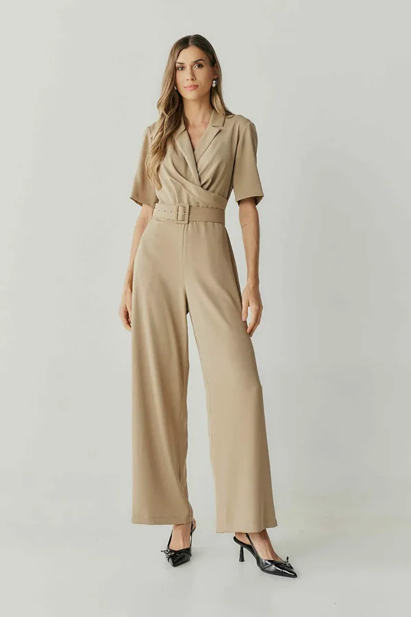 Macacao Alf Crepe Prega Transp Gola