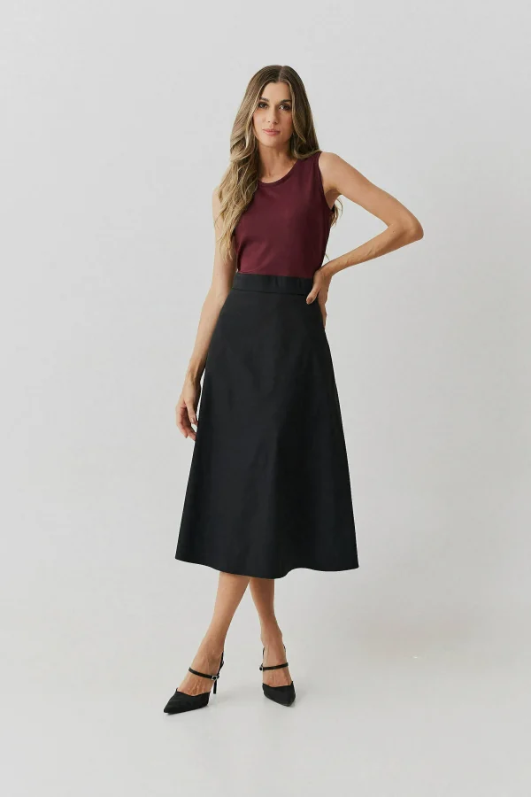 Vestido Midi Saia Alf Blusa Malha-Imagem 3