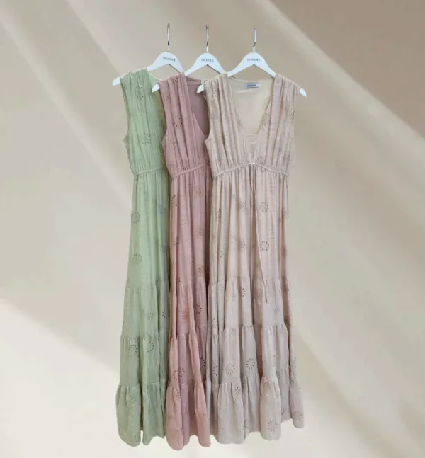 VESTIDO CREPE BORDADO-Imagem 2