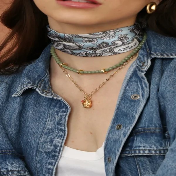 LENÇO ESTAMPADO PAISLEY AZUL-Imagem 4