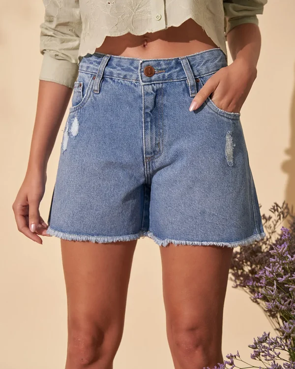 SHORT JEANS MÉDIO-Imagem 3