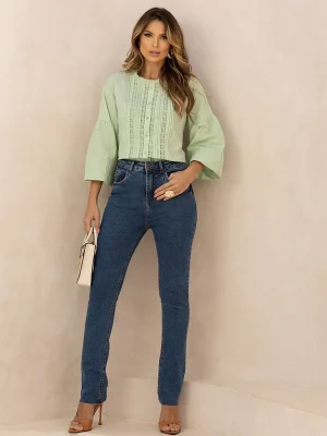 CALÇA SLIM A FIO