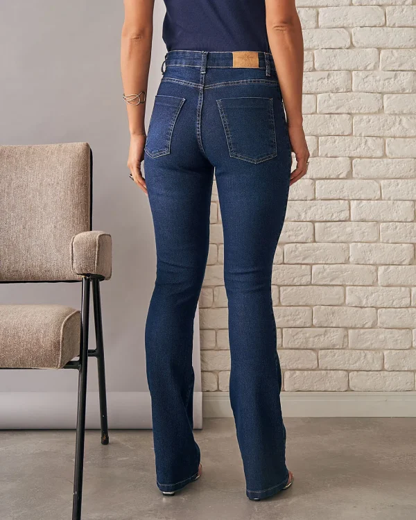CALÇA BOOTCUT ESCURA-Imagem 2