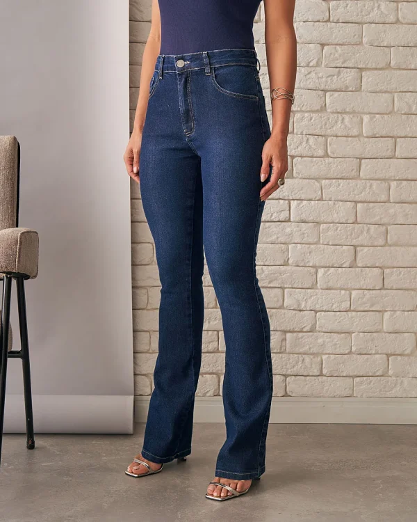 CALÇA BOOTCUT ESCURA-Imagem 3