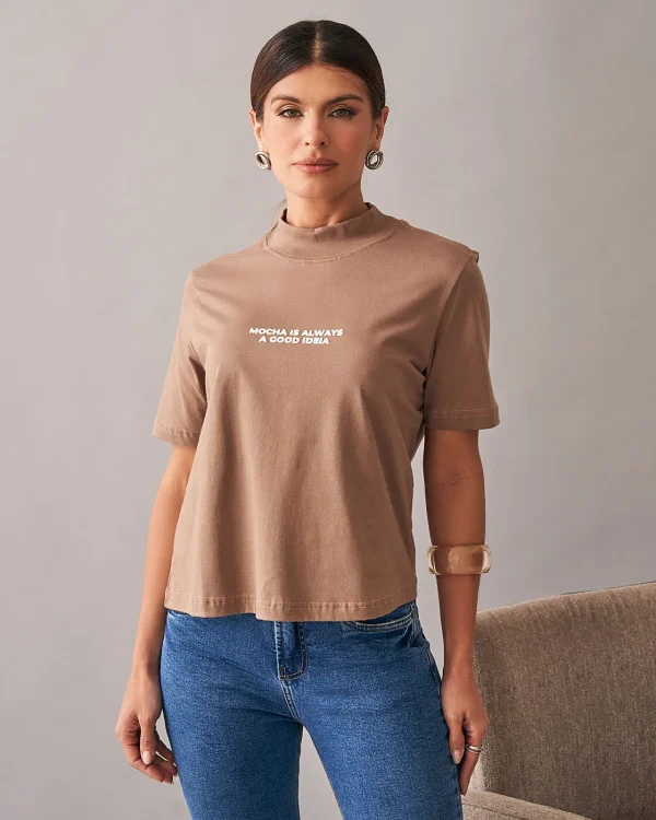 T-SHIRT MOCHA