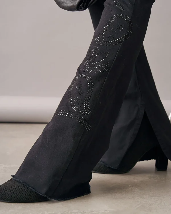 CALÇA BOOTCUT BORDADA-Imagem 2
