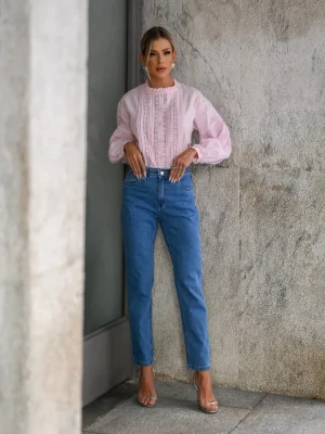 CALÇA MOM PASSANTE DUPLO