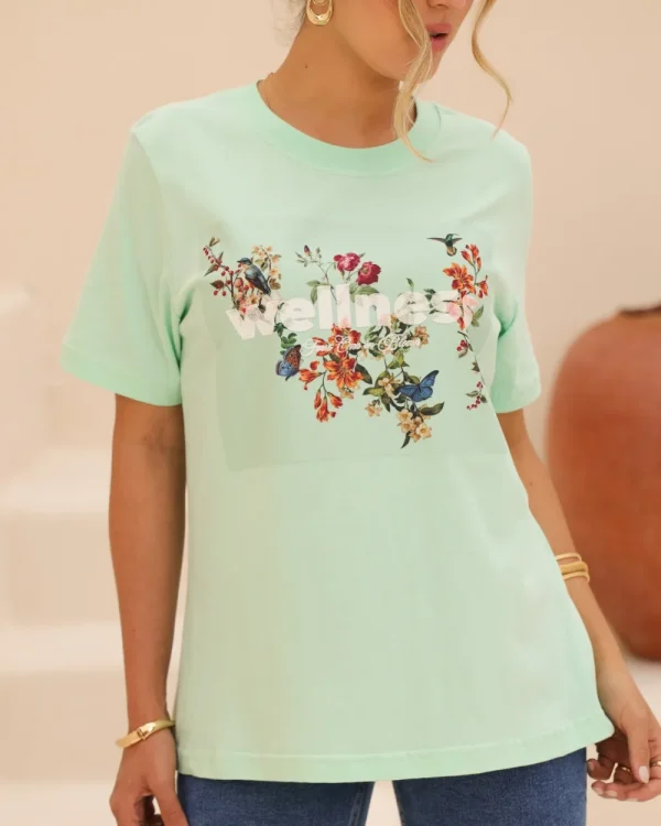 T-SHIRT ESTAMPA FLORAL-Imagem 3