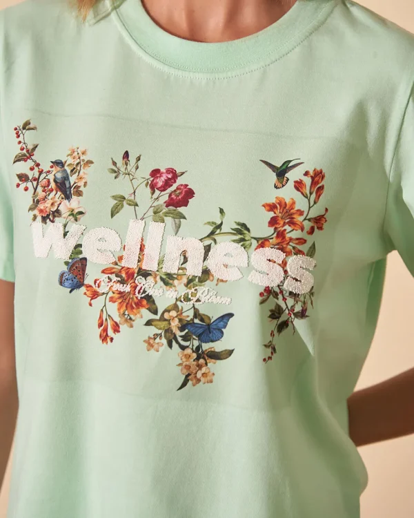 T-SHIRT ESTAMPA FLORAL-Imagem 4