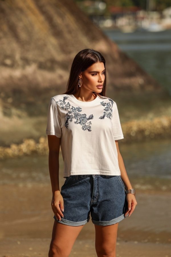 T-SHIRT  FLORES OFF