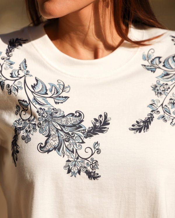 T-SHIRT  FLORES OFF - Imagem 3