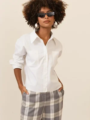 Camisa Curta Tricoline