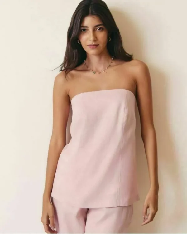 BLUSA DE LINHO SEM ALCA-Imagem 2