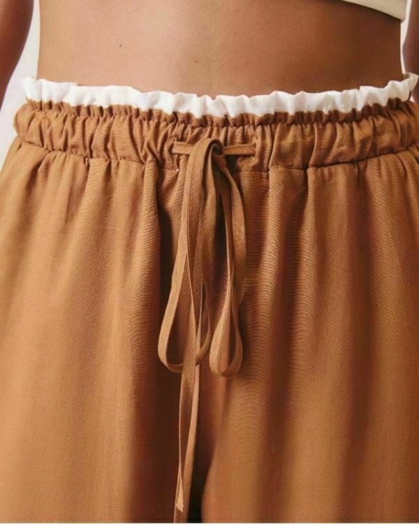 Calça Linho Cos Duplo Bicolor-Imagem 3