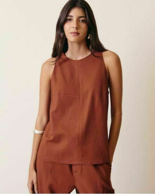 Regata Linho Com Viscose