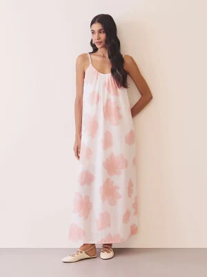 VESTIDO FOLHAGEM ALCA CORDAO
