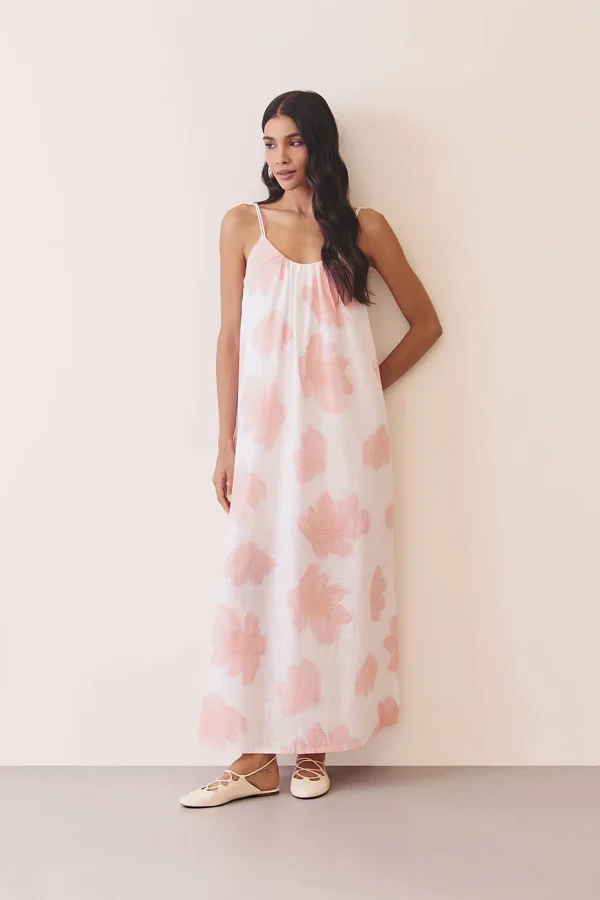 VESTIDO FOLHAGEM ALCA CORDAO