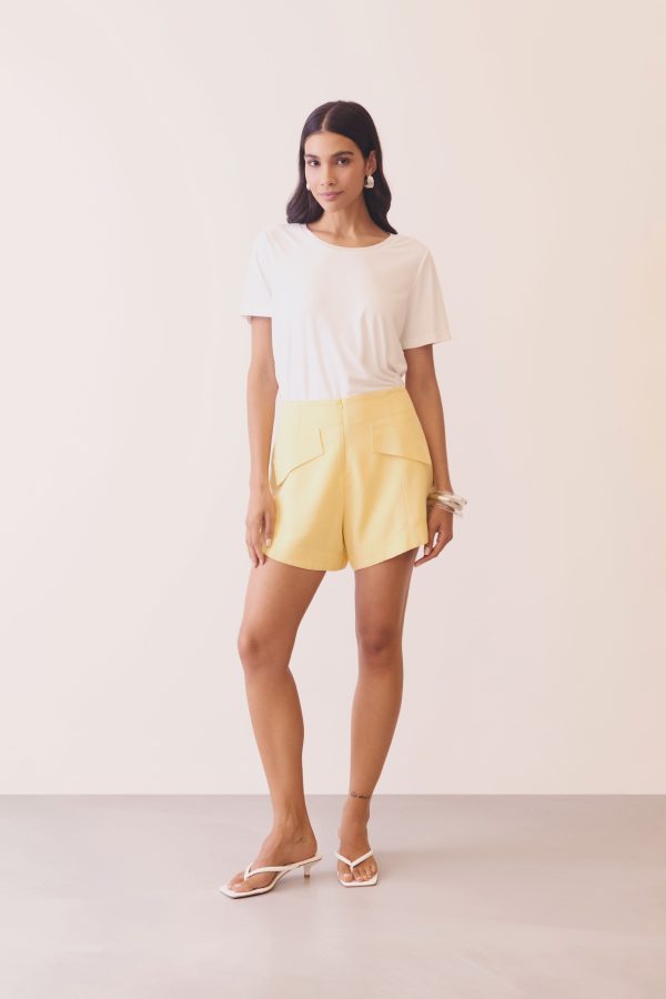 Shorts Basico Bolso Falso