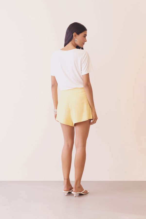 Shorts Basico Bolso Falso-Imagem 3