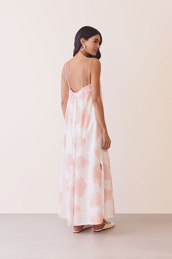 Vestido Amplo Folhagem-Imagem 2