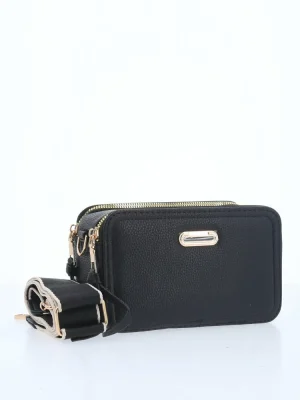 BOLSA FEMININA TIRA COLO COM DOIS ZÍPERS
