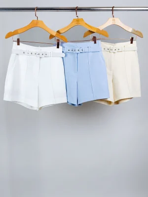 SHORT ALF COM CINTO FORRADO