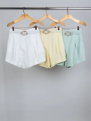 SHORT ALF DE VISCOSE C/ PREGA