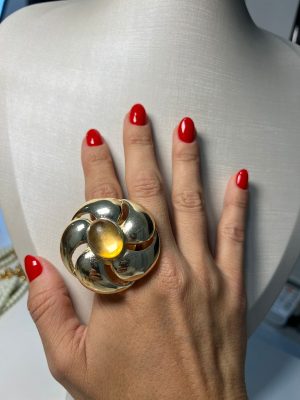 ANEL DOURADO AMBAR