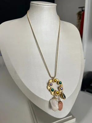COLAR DOURADO PINGENTE