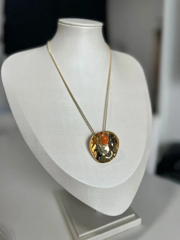 COLAR DOURADO LARANJA - Imagem 3