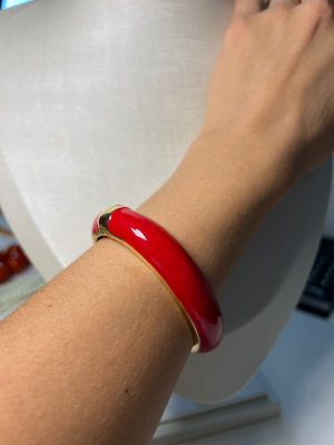 BRACELETE DOURADO ESMALTE