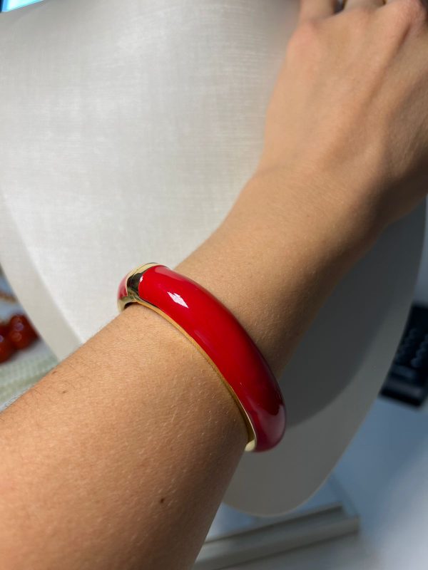 BRACELETE DOURADO ESMALTE