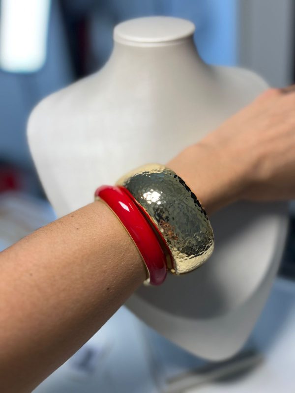 BRACELETE DOURADO ESMALTE - Imagem 2