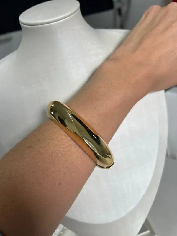 BRACELETE DOURADO LISO ART