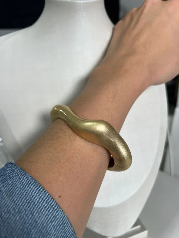 BRACELETE DOURADO ART FOSCO - Imagem 2