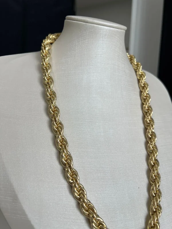 COLAR DOURADO CORRENTE - Imagem 4