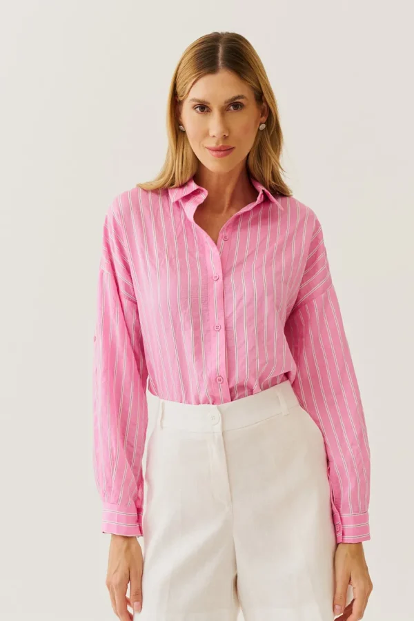 CAMISA TEXTURA LISTRA BASICA - Imagem 3