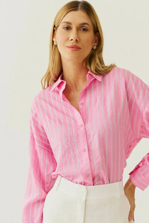 CAMISA TEXTURA LISTRA BASICA - Imagem 2