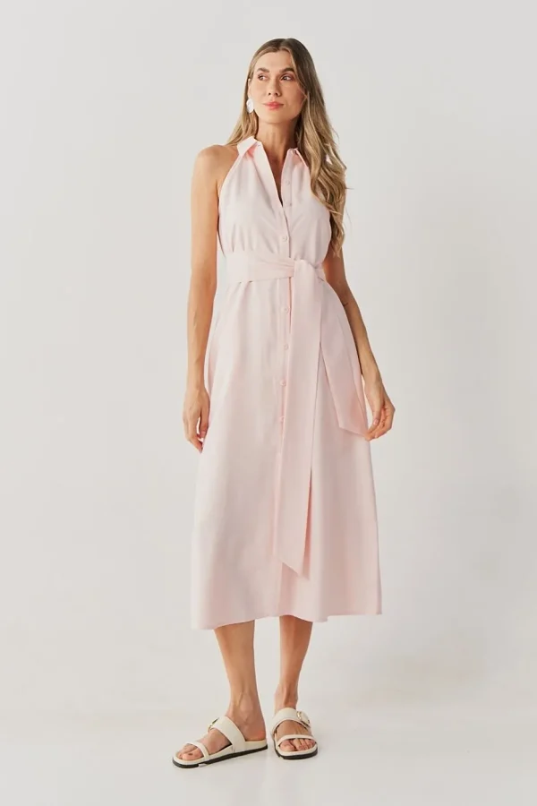 VEST MIDI ALF VISCOSE CAVA AMERICANA - Imagem 3