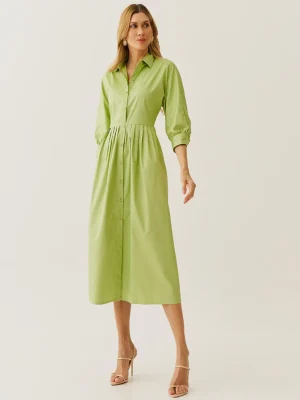 VEST CHEMISE MIDI TRICOLINE PREGAS