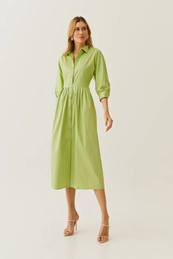 VEST CHEMISE MIDI TRICOLINE PREGAS