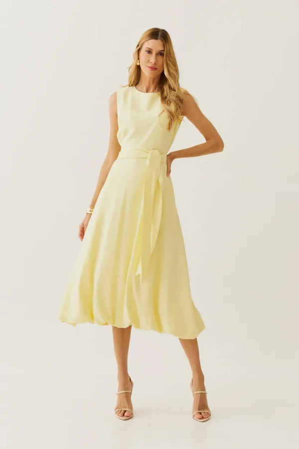 VESTIDO ALF VISC MIDI BALONE FAIXA - Imagem 2