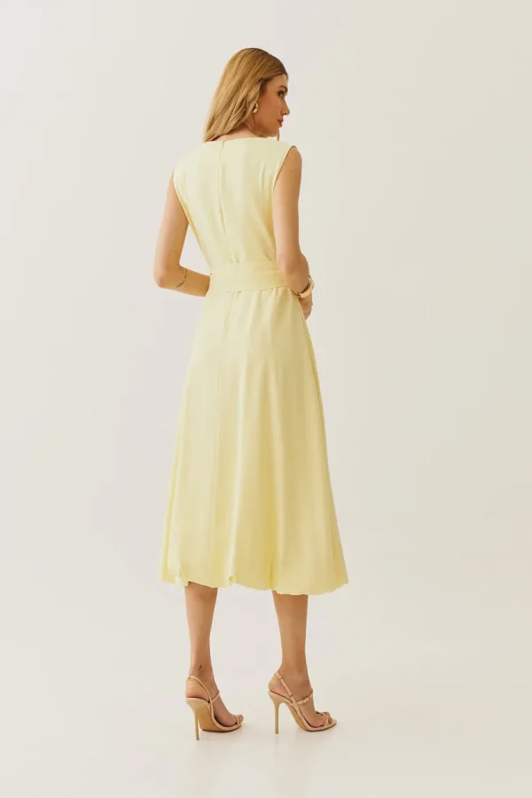 VESTIDO ALF VISC MIDI BALONE FAIXA - Imagem 3