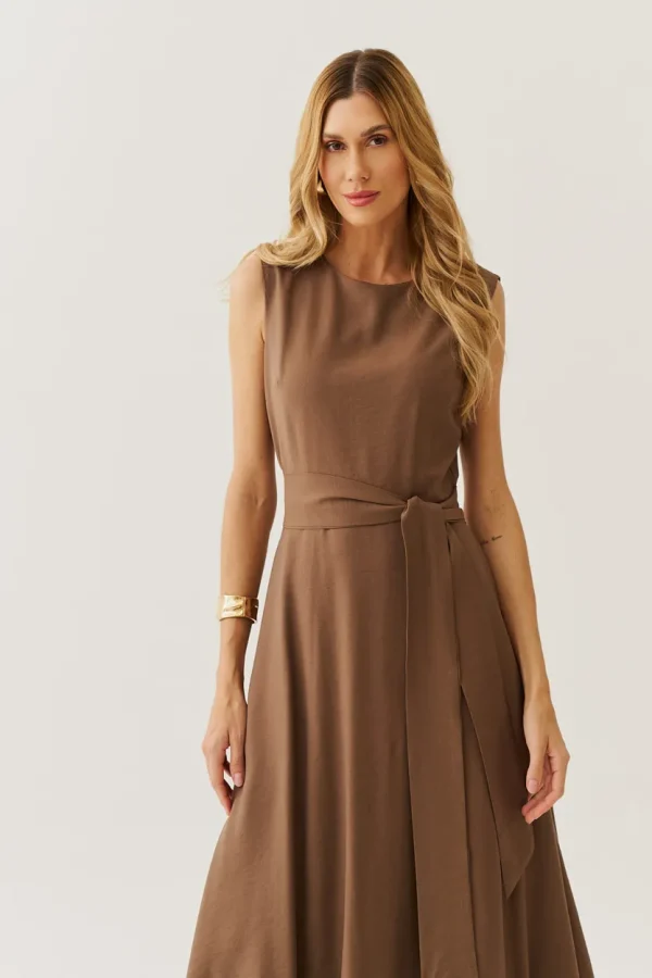 VESTIDO ALF VISC MIDI BALONE FAIXA - Imagem 6